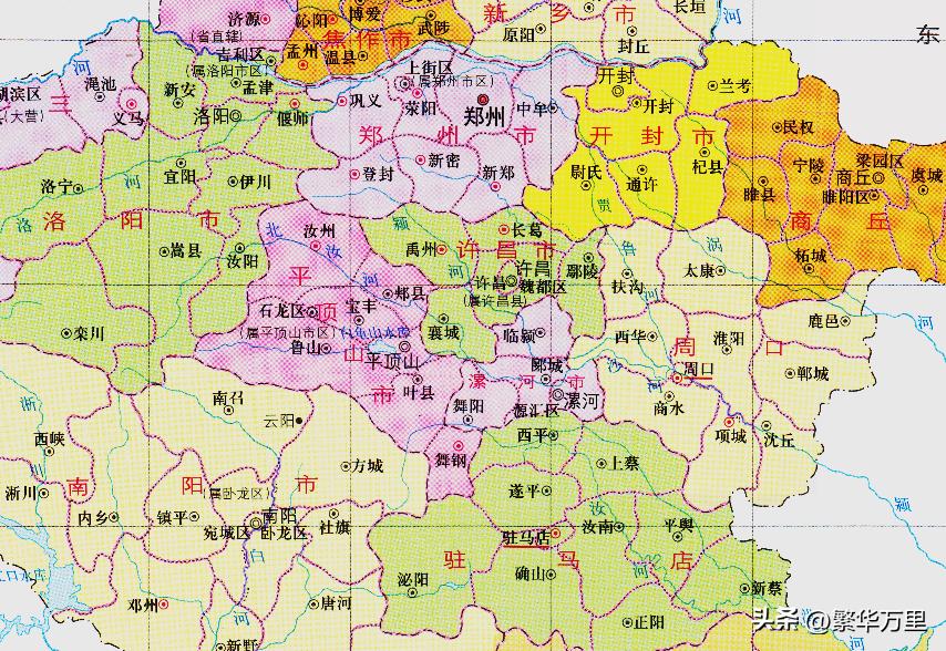 河南省最新區(qū)域劃分探索與發(fā)展