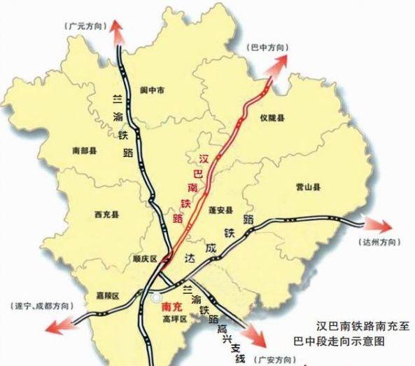 漢巴南鐵路最新線路圖詳解