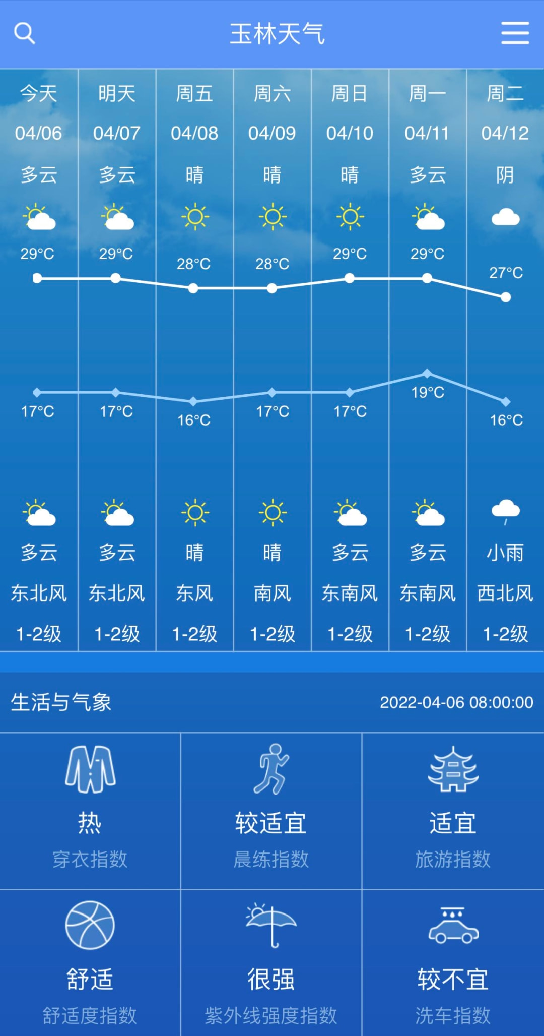 玉堂村天氣預(yù)報(bào)更新通知