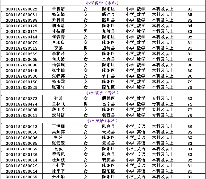 师宗县小学最新招聘信息汇总